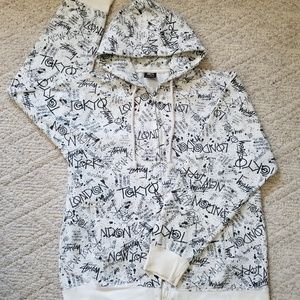 Stussy zip-up hoodie sweater